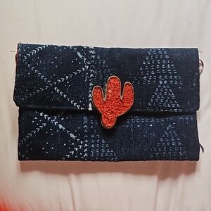 Handmade Moroccan Indigo purse